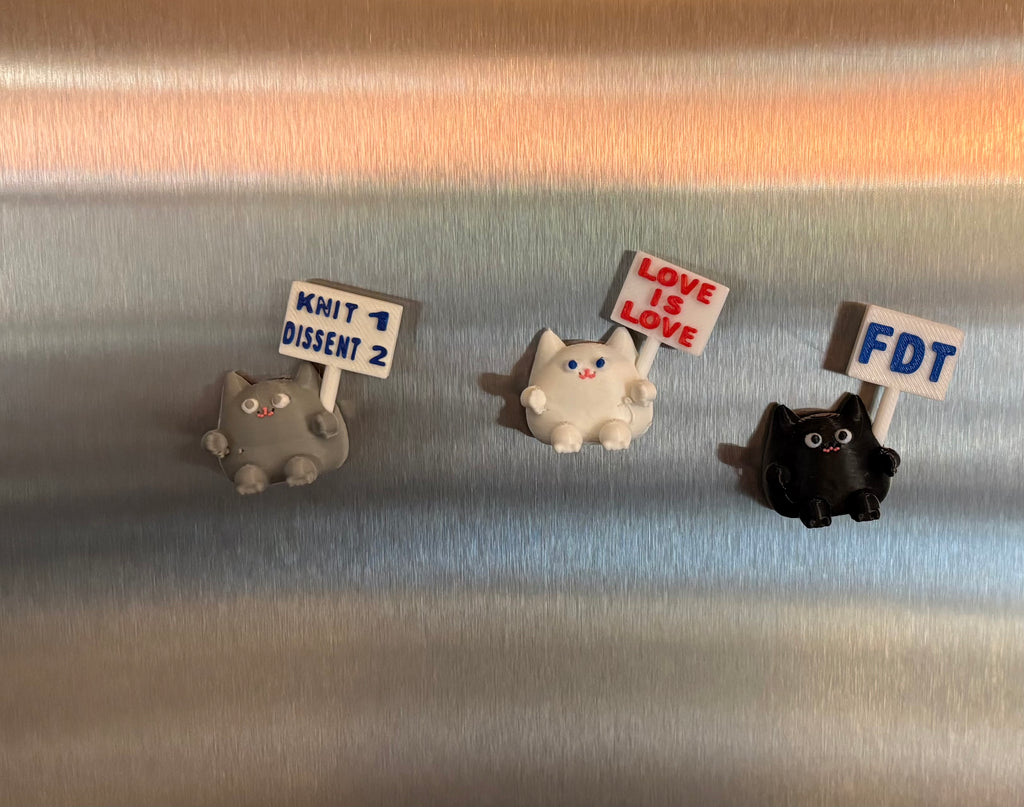 Protest Pets-Wearable Magnet Button